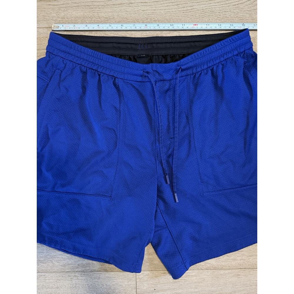 Lululemon Relaxed Fit Training Shorts Men’s XL Blue Gym Shorts Athletica - Picture 5 of 10
